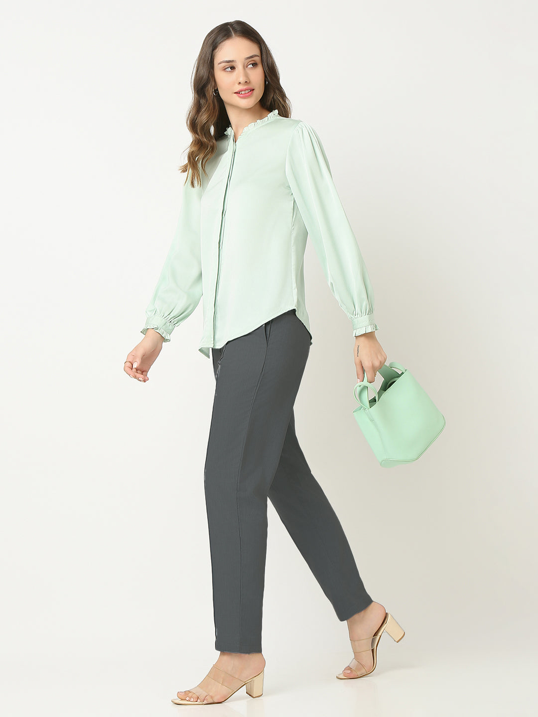 Elegant Pista Detailed Shirt