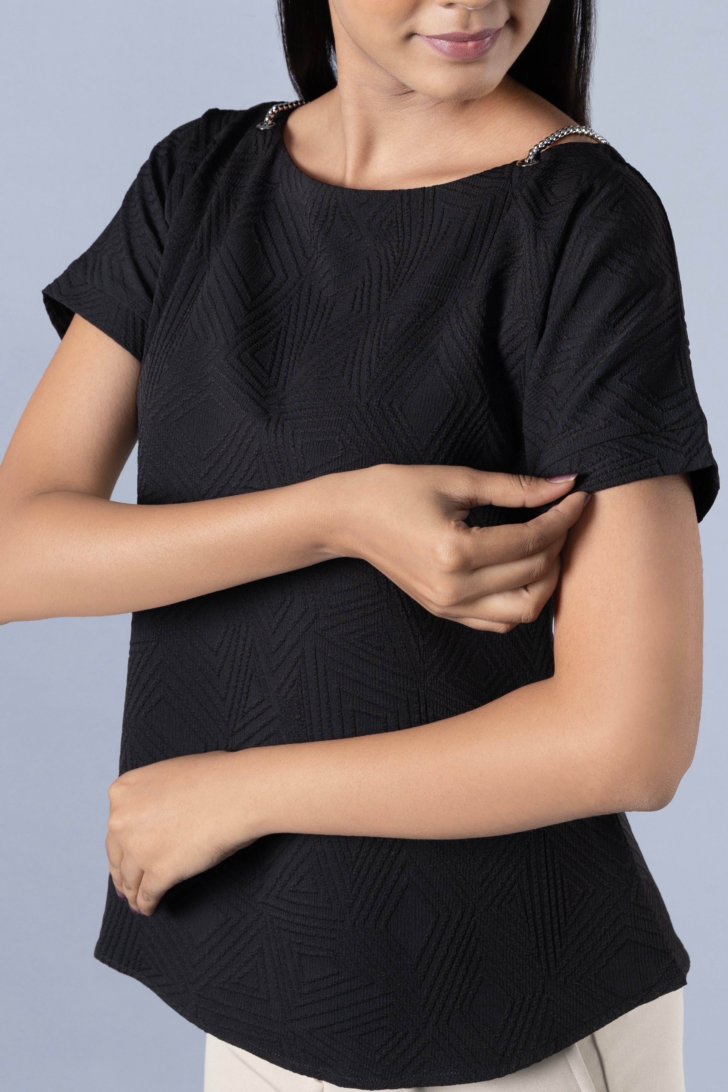 Style Boat Neck Top