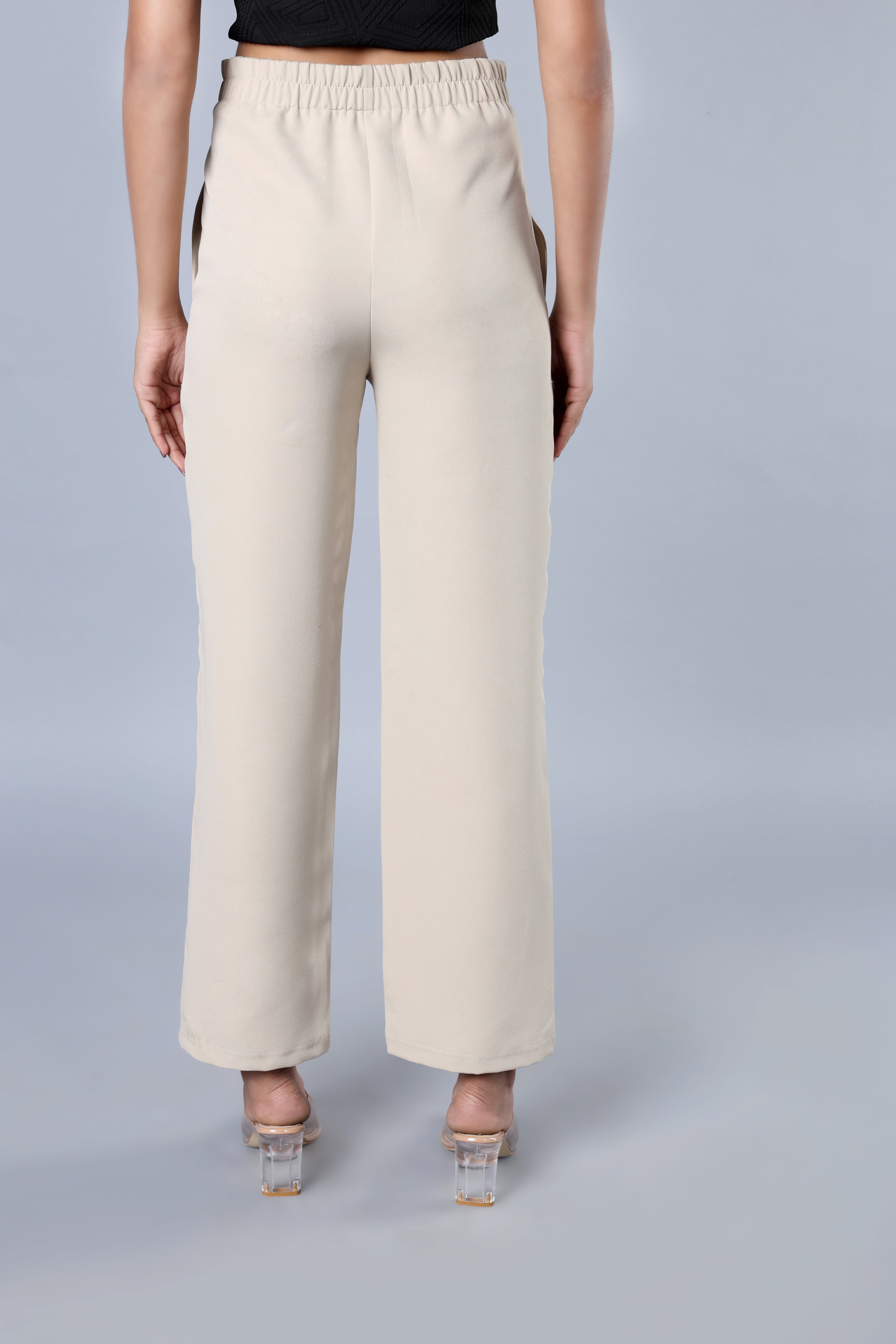 Belt Loop High Rise Trouser