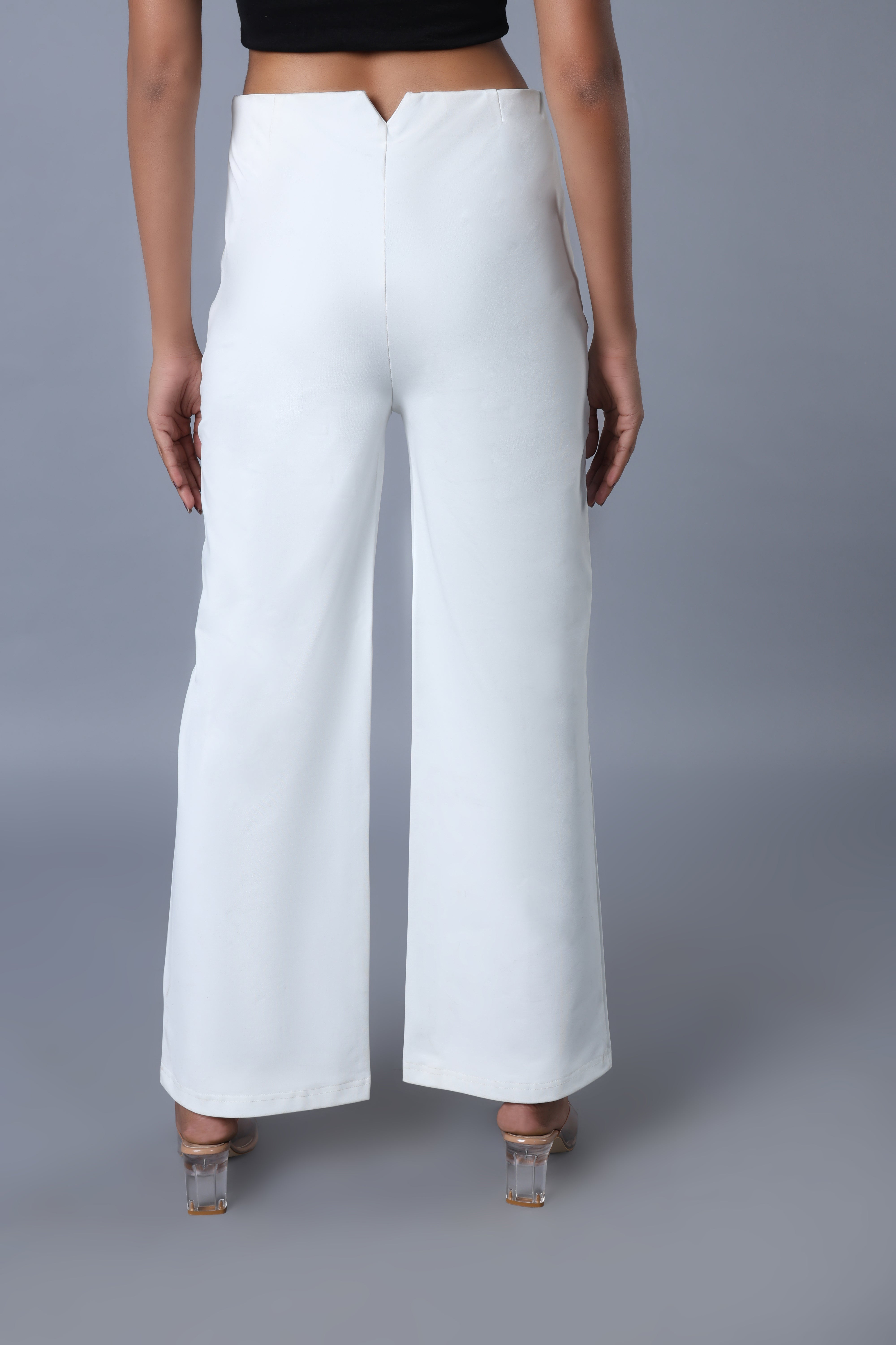 Clean Look High Rise Parallel Trouser