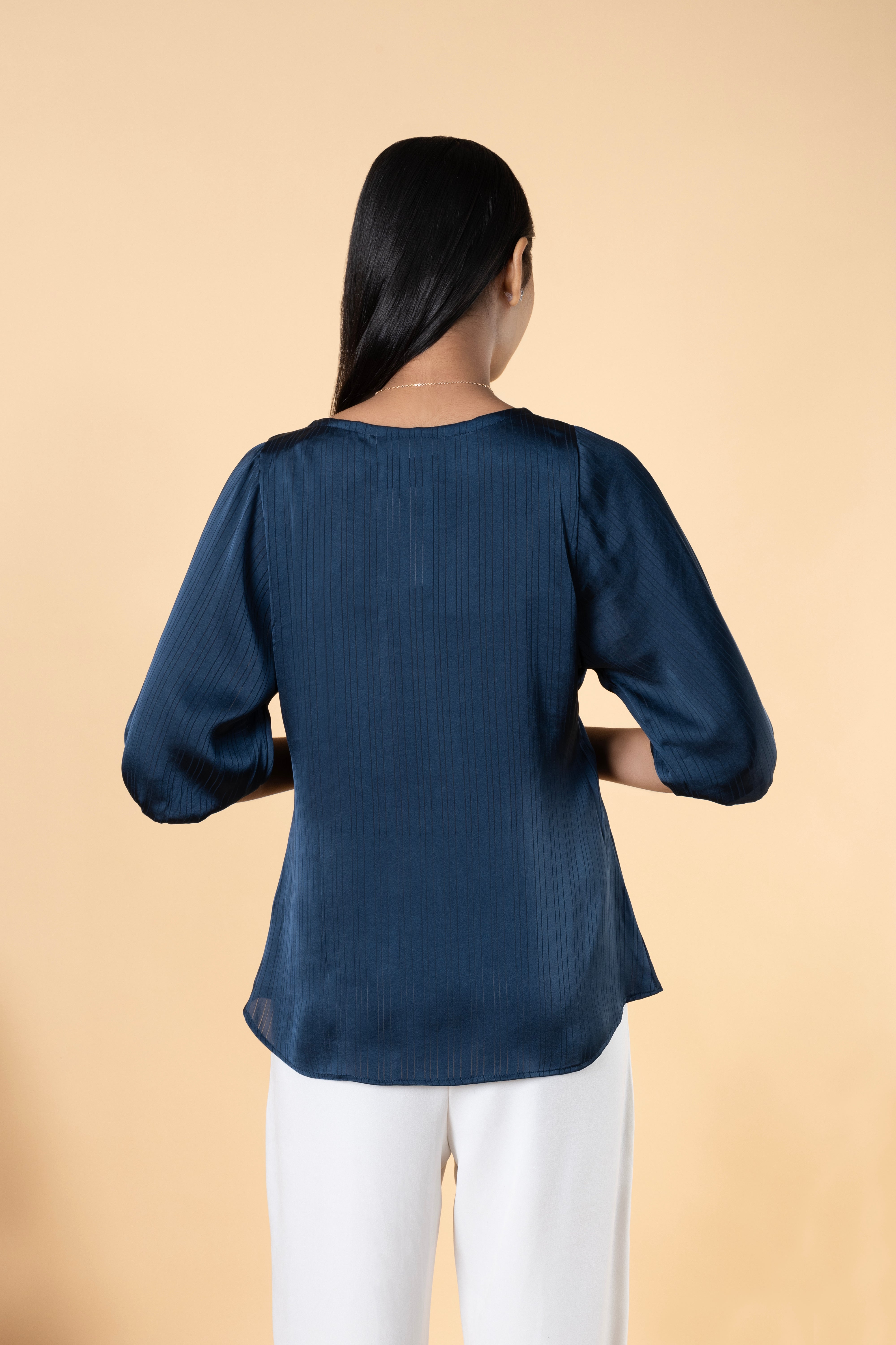 Women Pleat Detailed Comfort Top