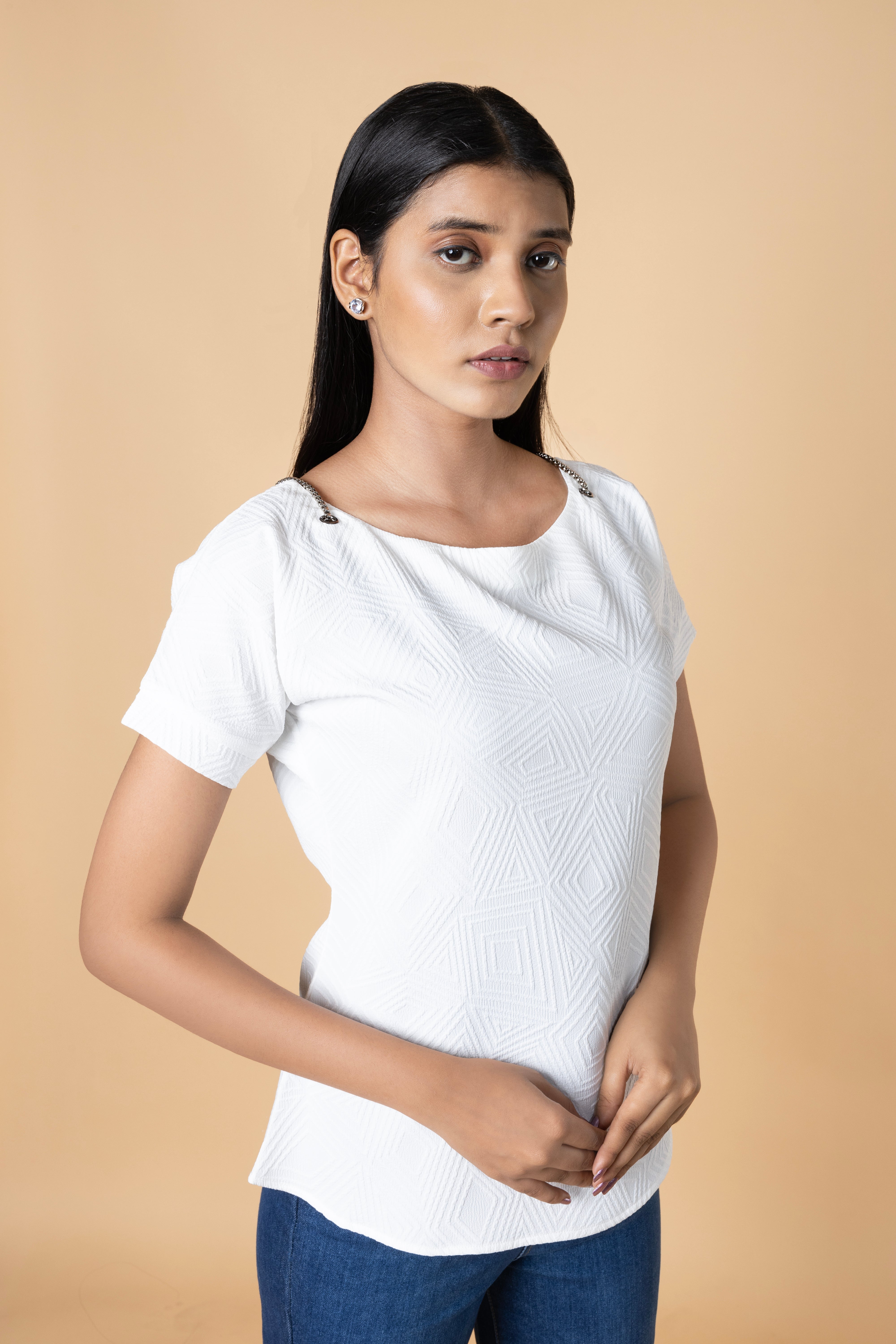 Style Boat Neck Top