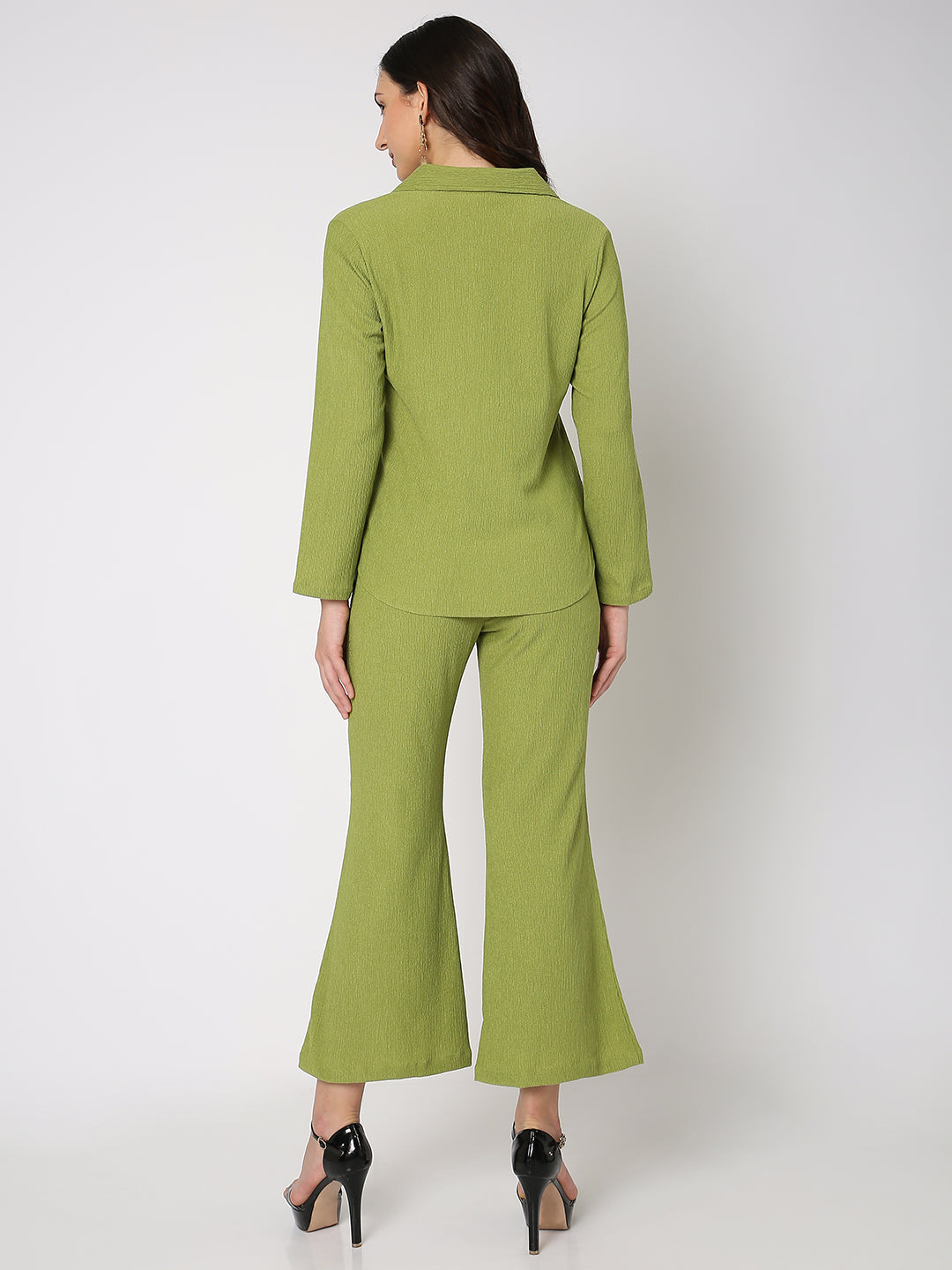 Olive Solid Co-Ord Set