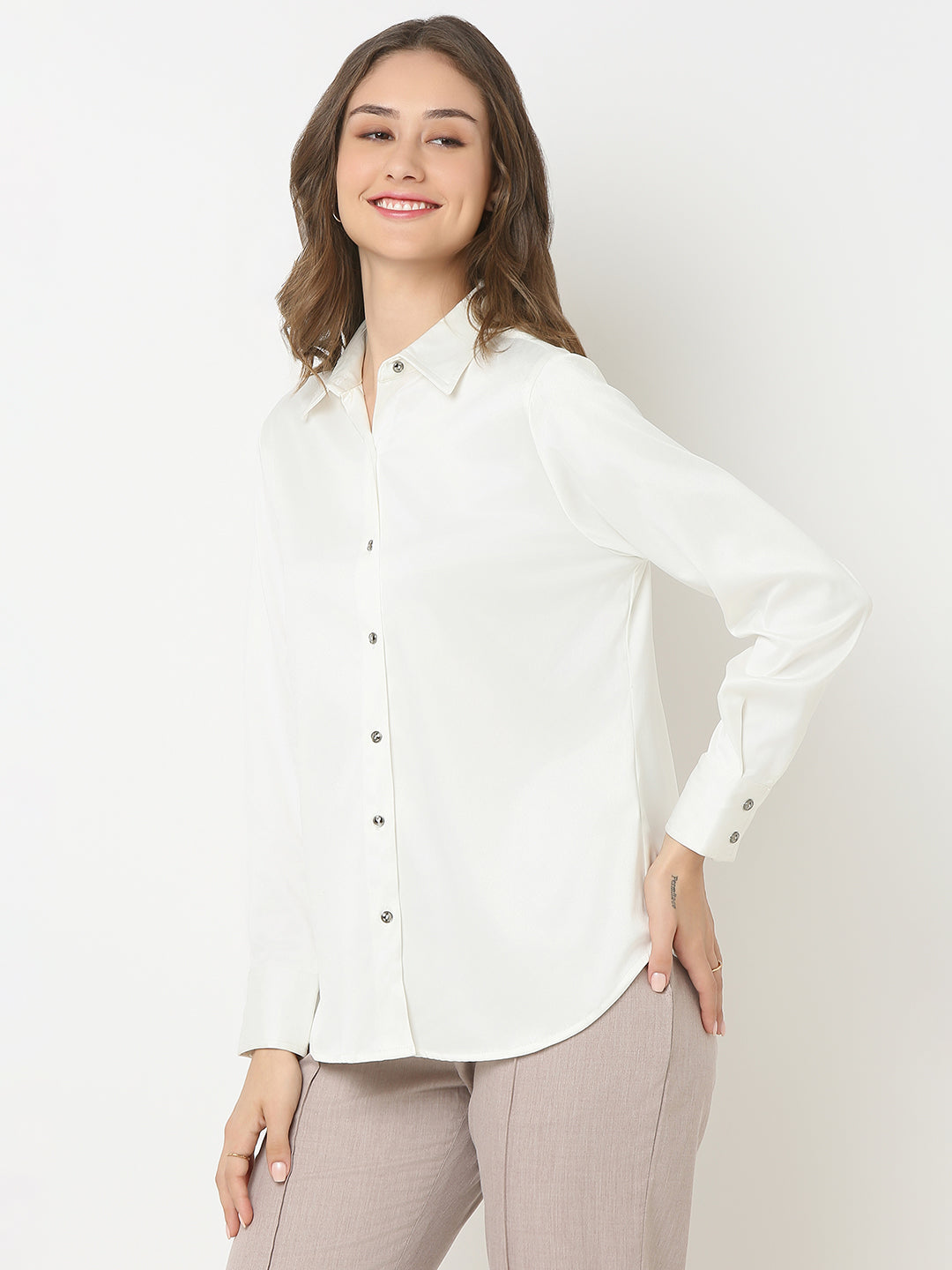 White Over-sized Shirt