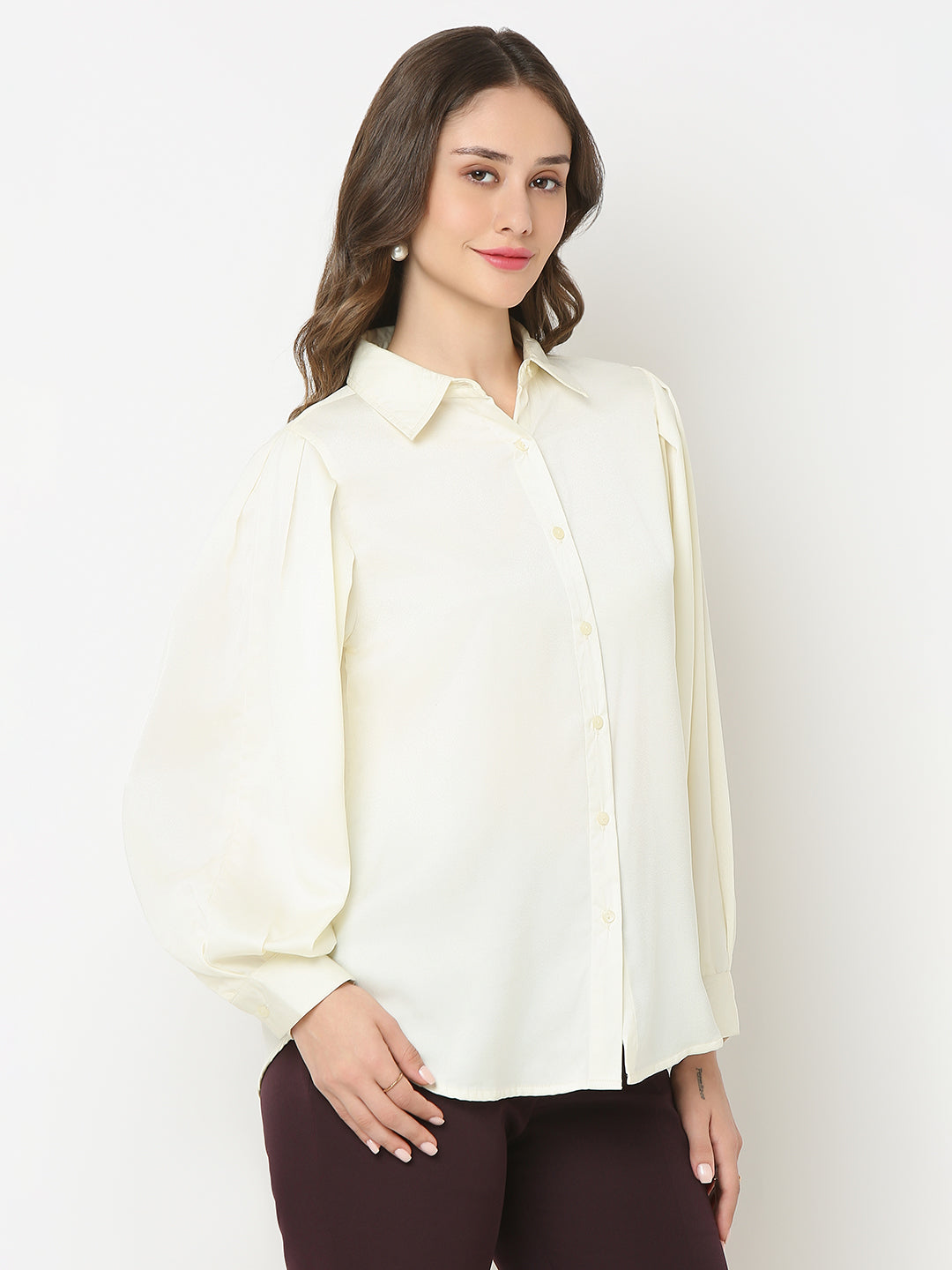 Lemon Puff Sleeve Shirt