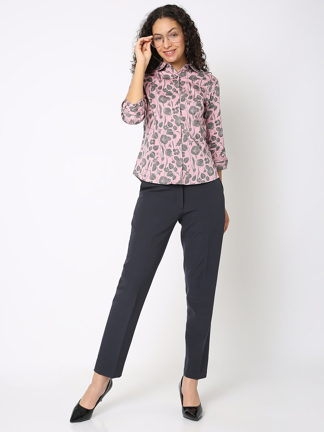 Floral Pink Comfort Shirt
