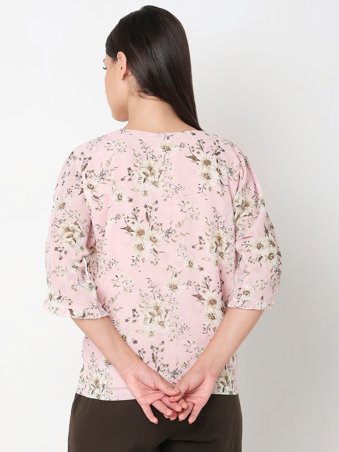 Pink Reglan Sleeve Top