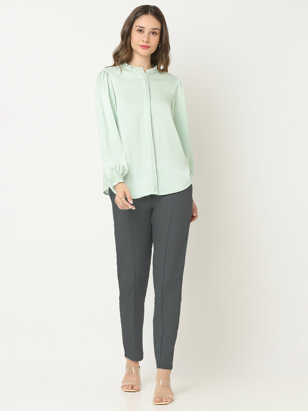 Elegant Pista Detailed Shirt
