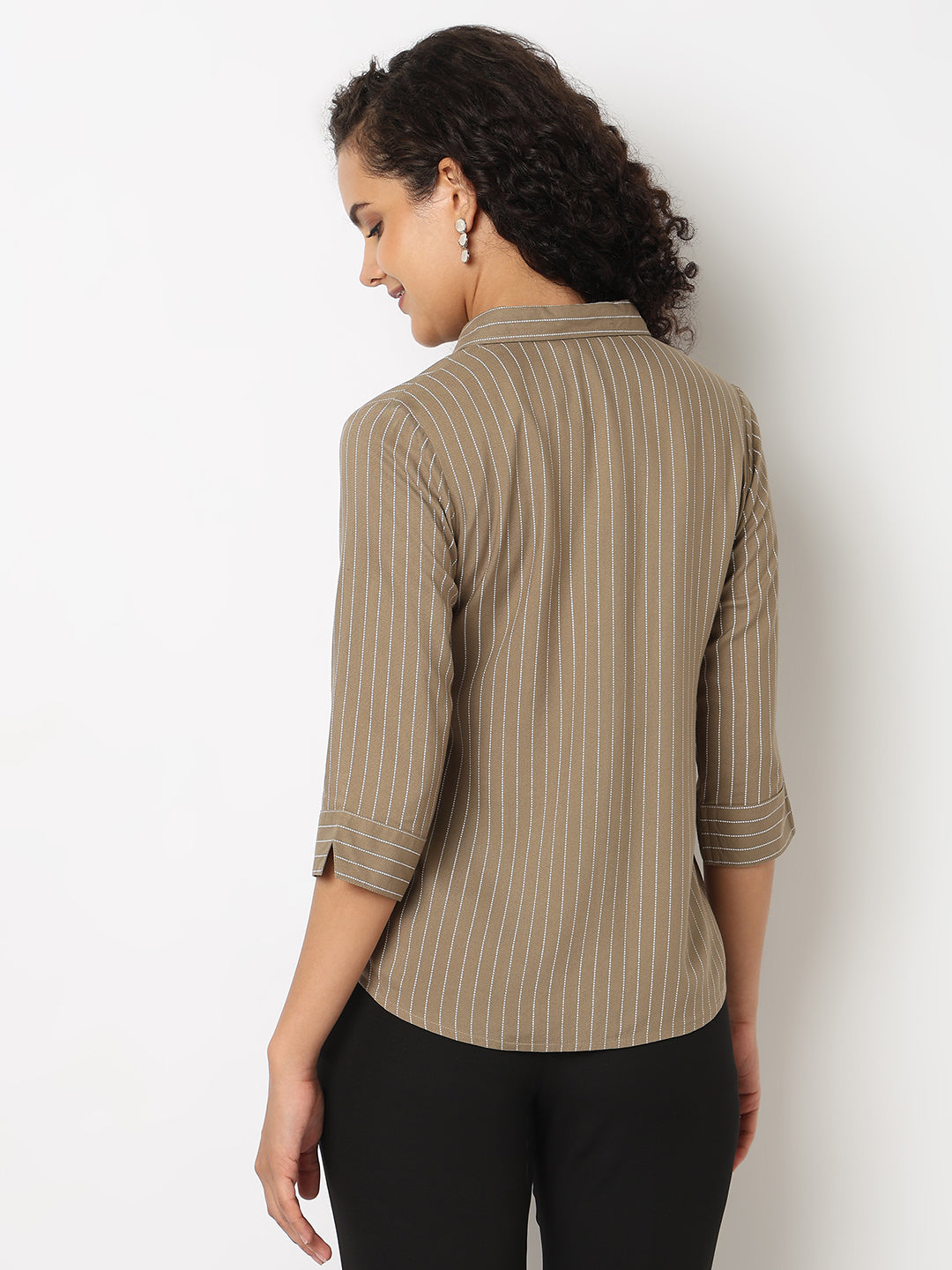 Mud Formal Stripe Shirt