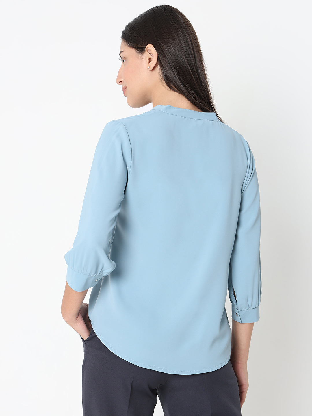 Solid Sea Green Regular Top