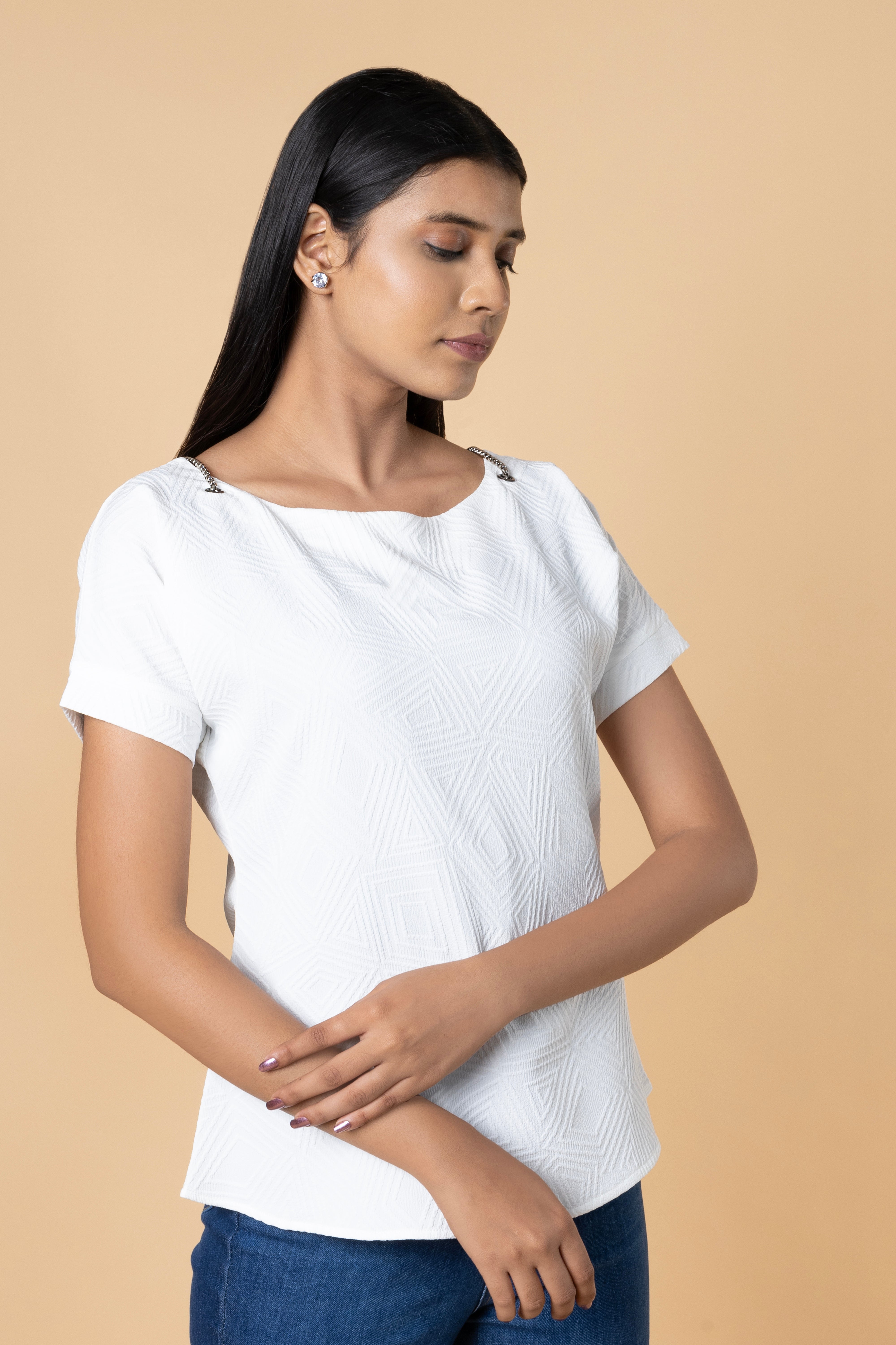 Style Boat Neck Top