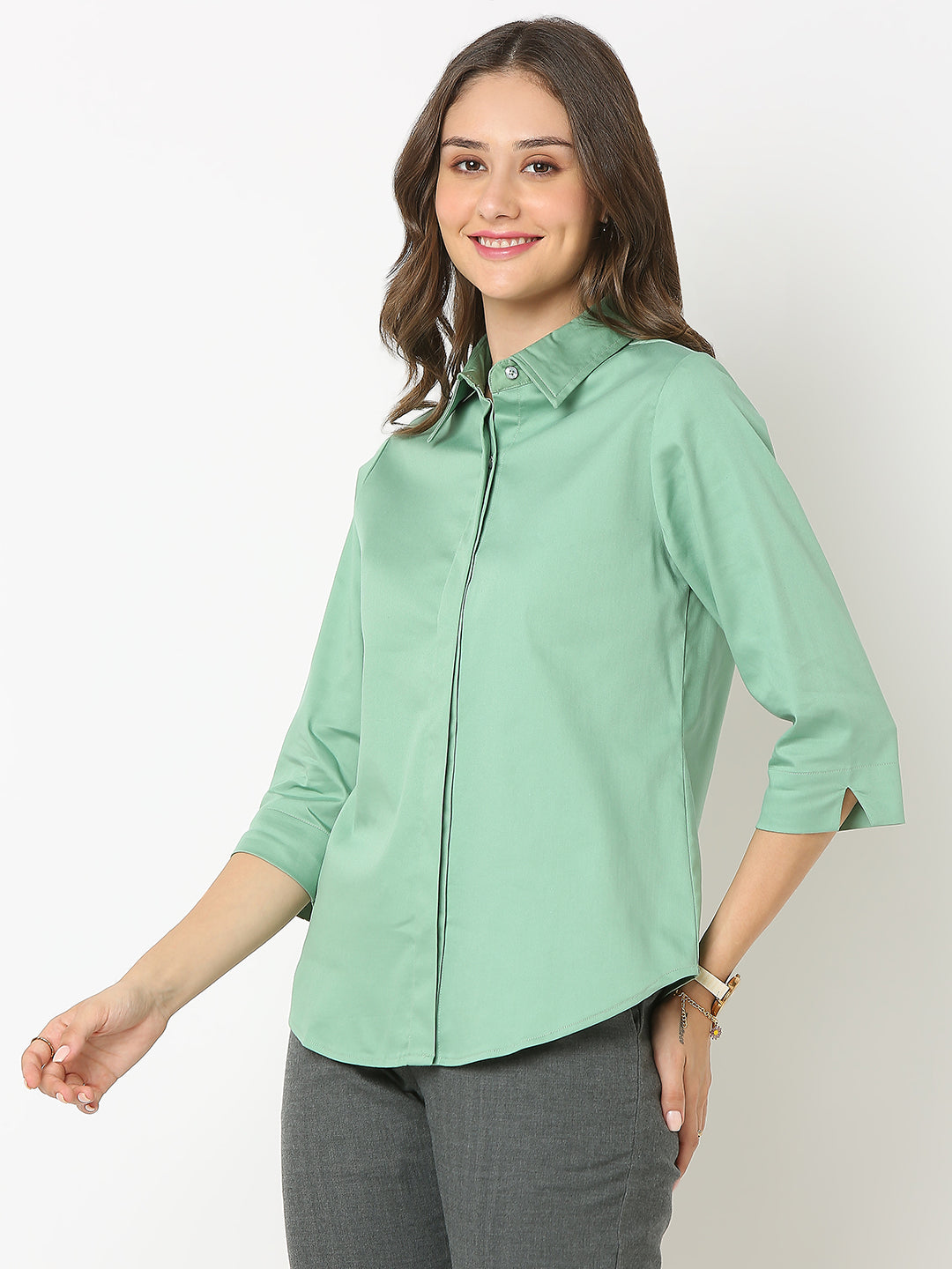 Pista Concealed Placket Shirt