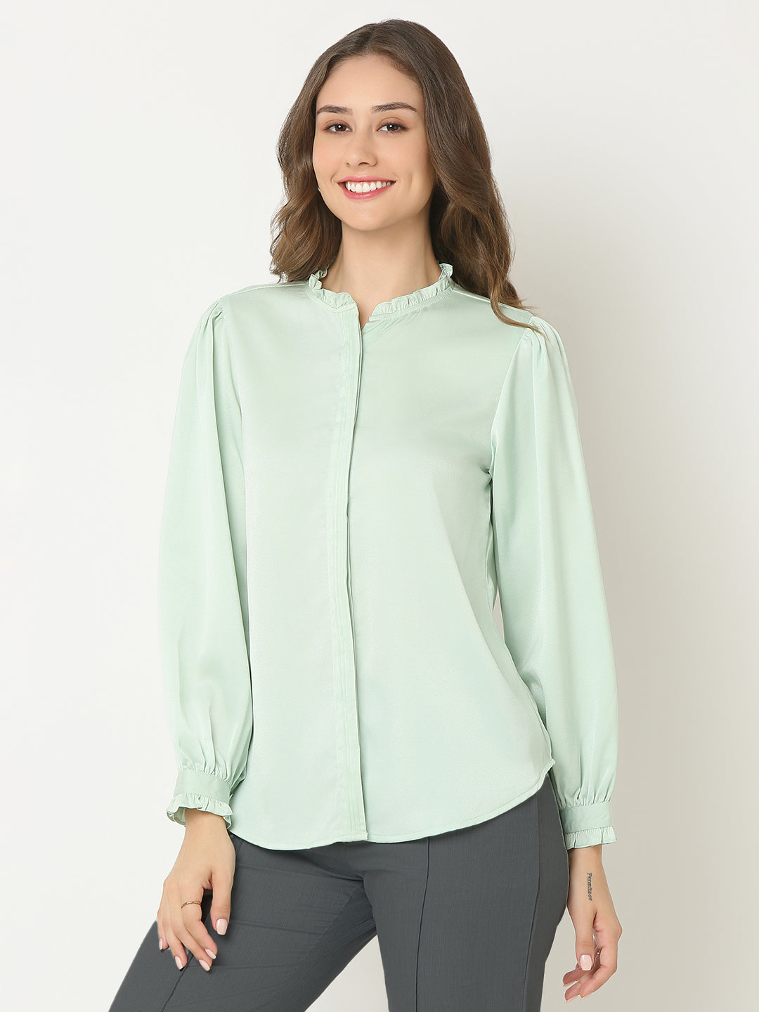 Elegant Pista Detailed Shirt