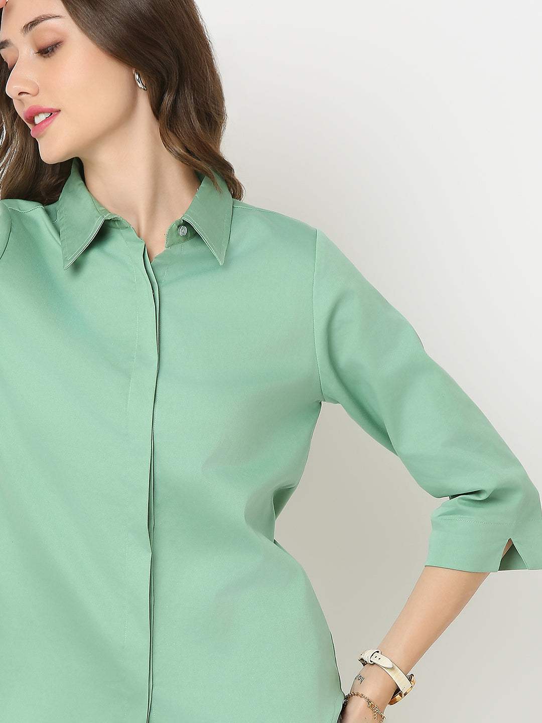 Pista Concealed Placket Shirt