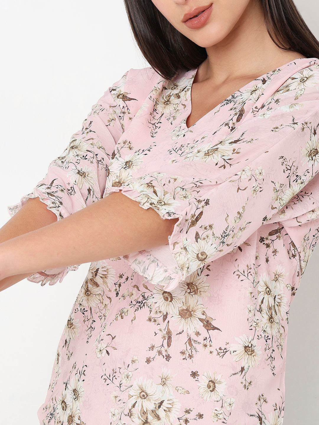 Pink Reglan Sleeve Top