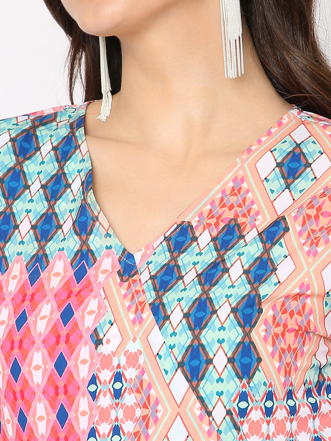 Pink Printed Dress