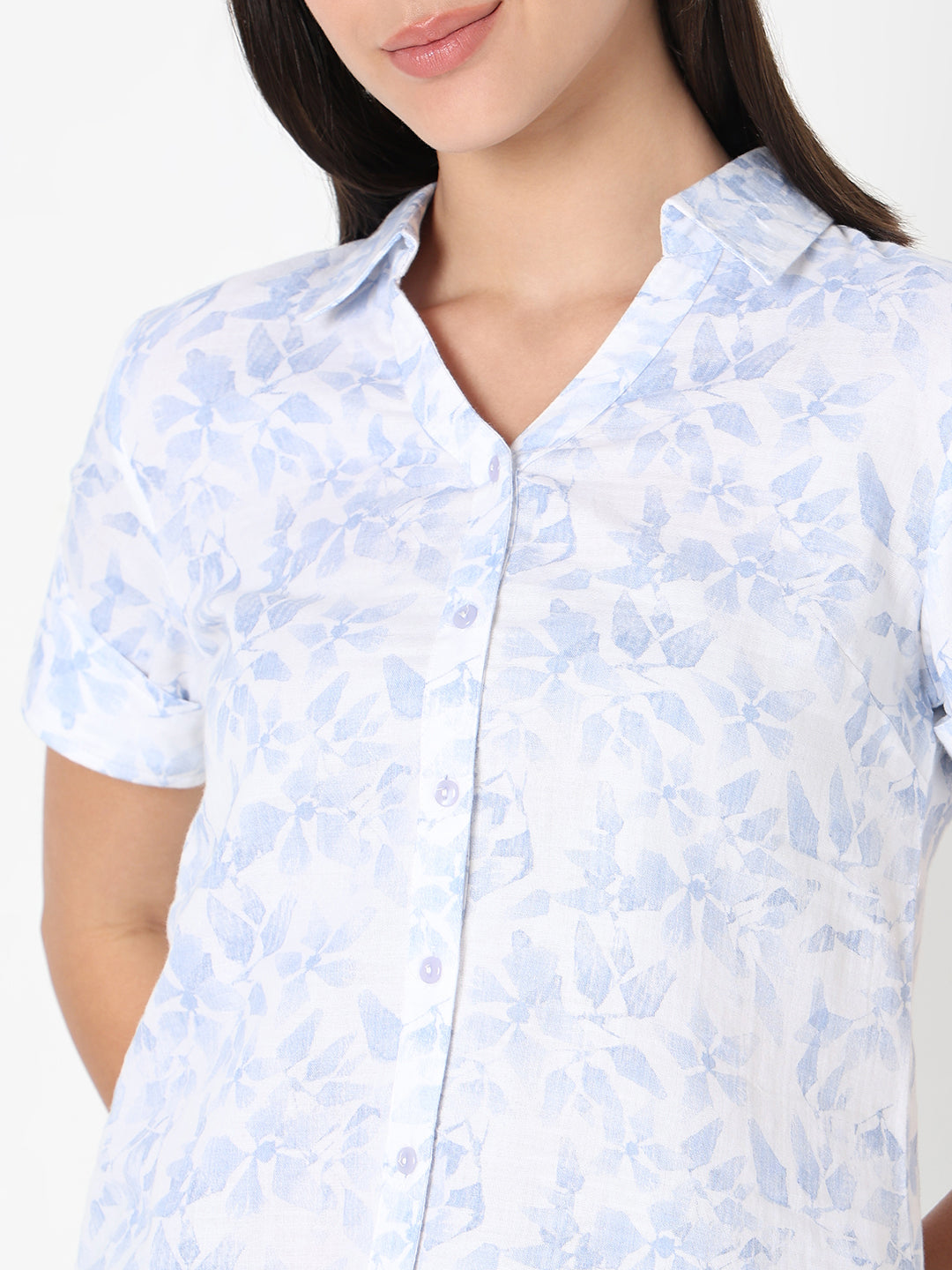 Blue Linen Shirt
